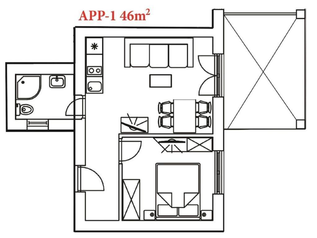 San Lorenzo Apartments Ловречиця Екстер'єр фото