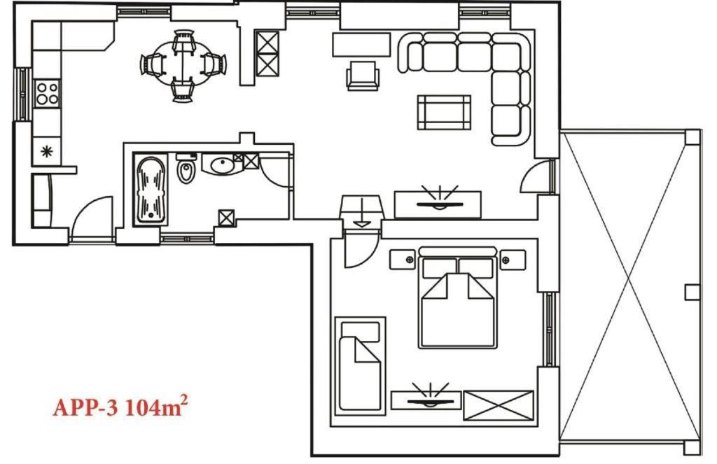 San Lorenzo Apartments Ловречиця Екстер'єр фото
