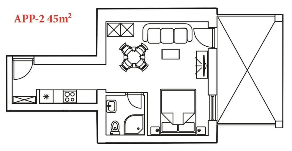 San Lorenzo Apartments Ловречиця Екстер'єр фото